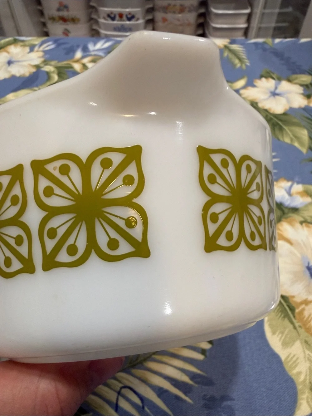 Pyrex green verde